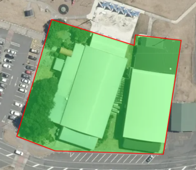 Centralines Sports Complex site (pool, stadium and gym)